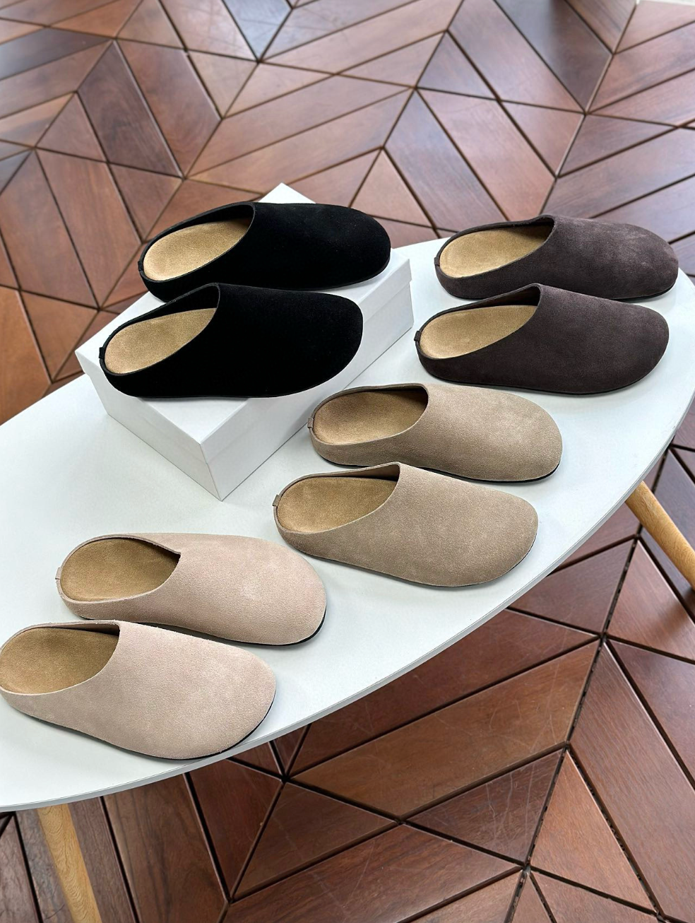The Daily Suede Mules
