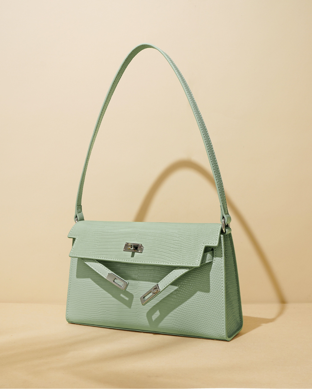 Laila Lizard Shoulder Bag