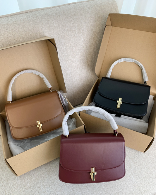 The Sofia Leather Handle Bag