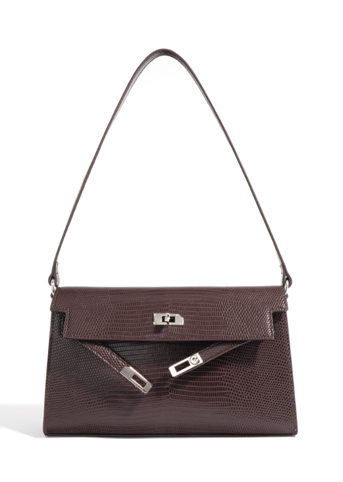 Laila Lizard Shoulder Bag