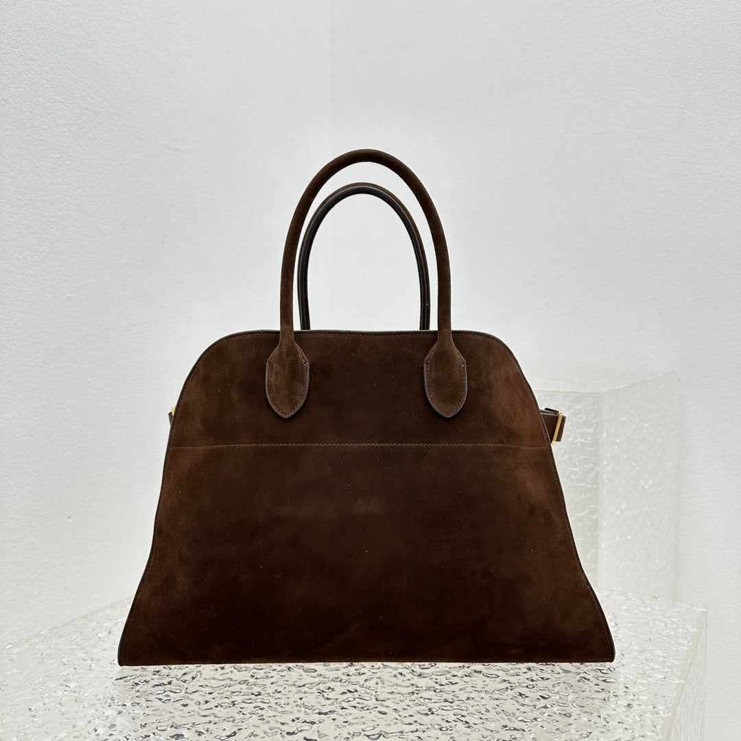 The Margaux 15 in Brown Suede